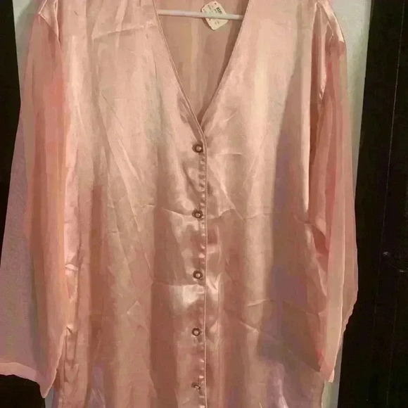 New old stock Victoria’s Secret gold label nightshirt size medium soft pink - Picture 5 of 6